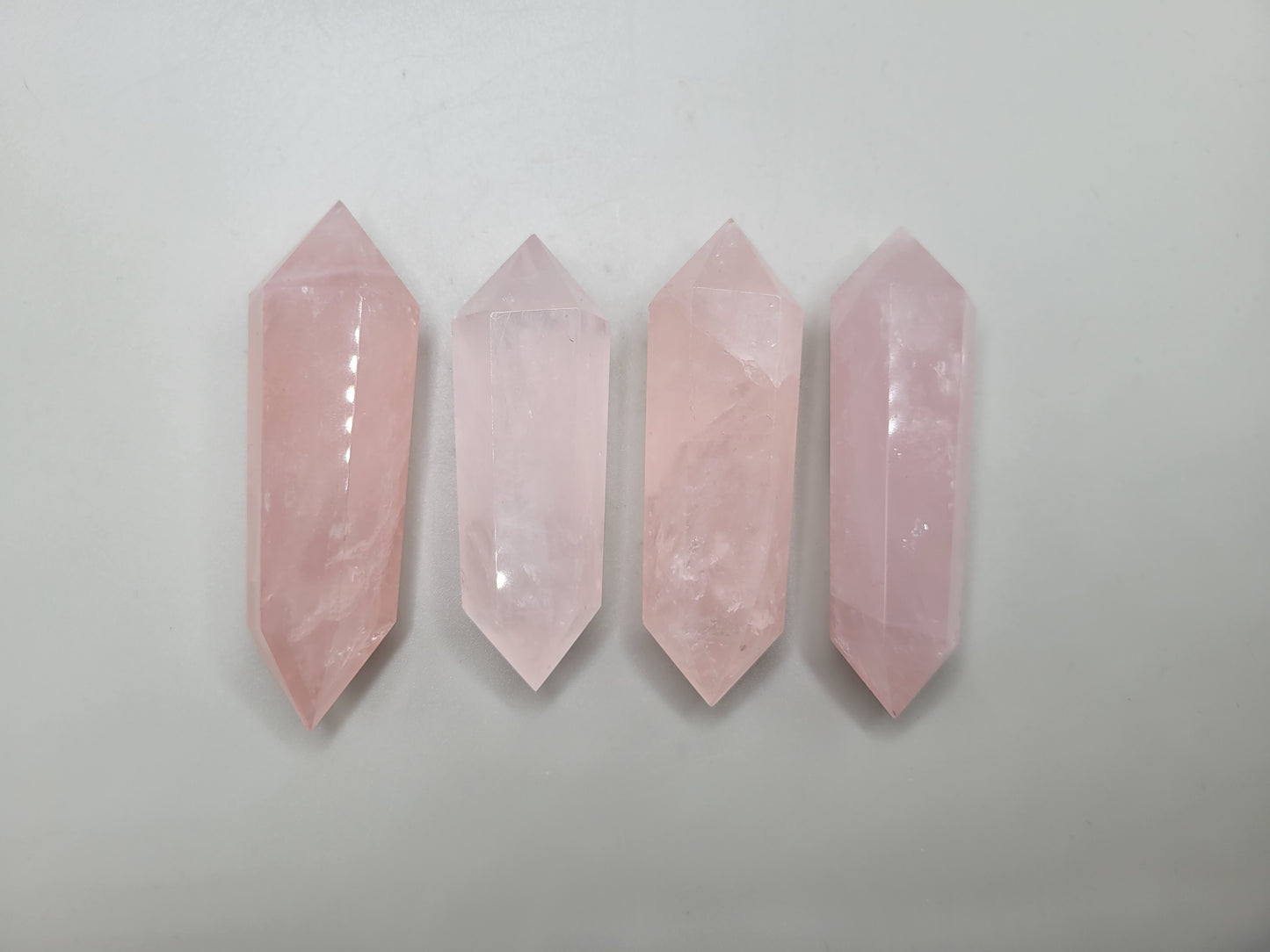 Rose Quartz Double Terminated Points