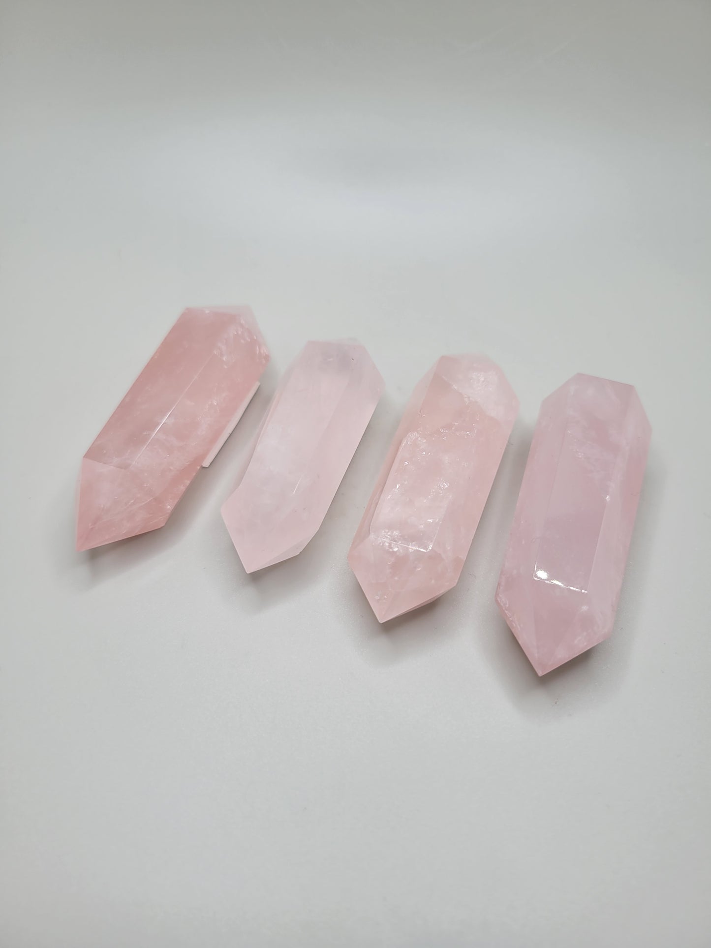 Rose Quartz Double Terminated Points