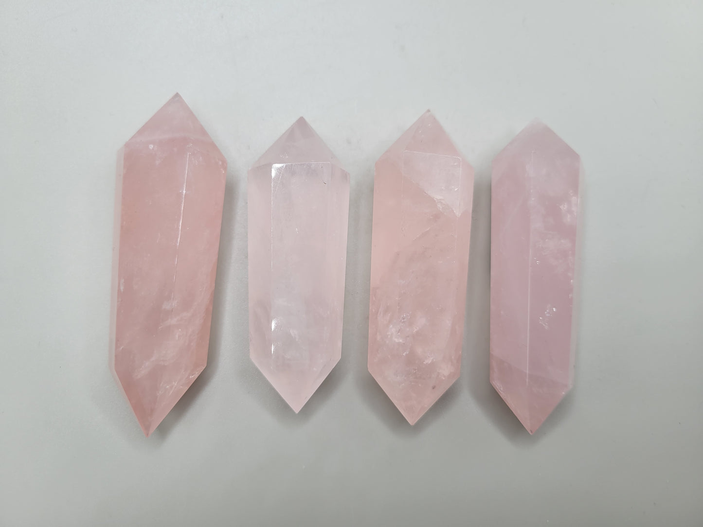 Rose Quartz Double Terminated Points