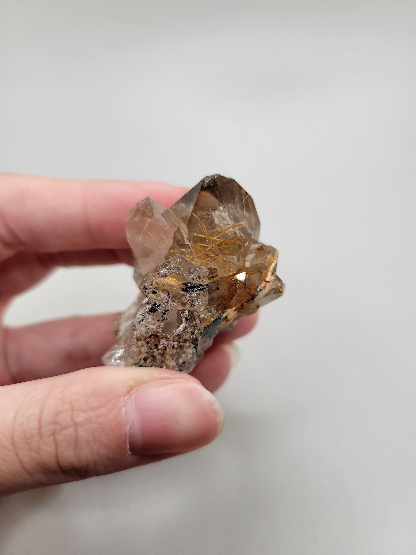 Rutile Quartz Point