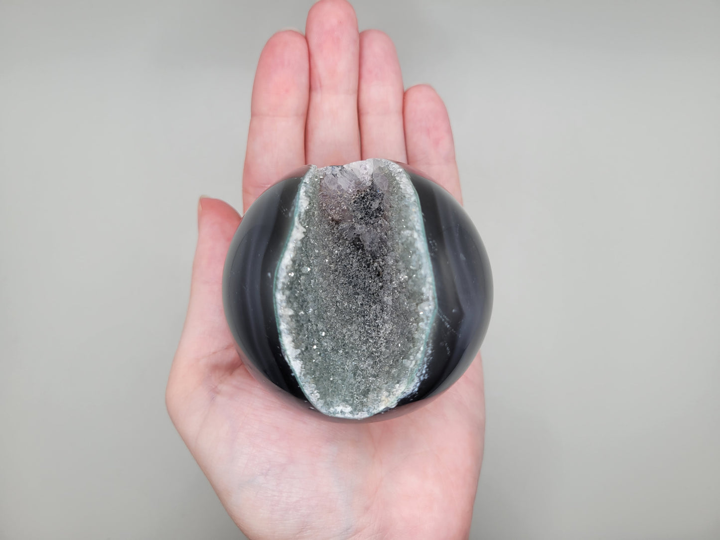 Agate Drusy Sphere