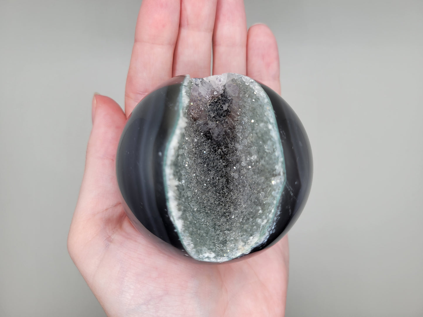 Agate Drusy Sphere
