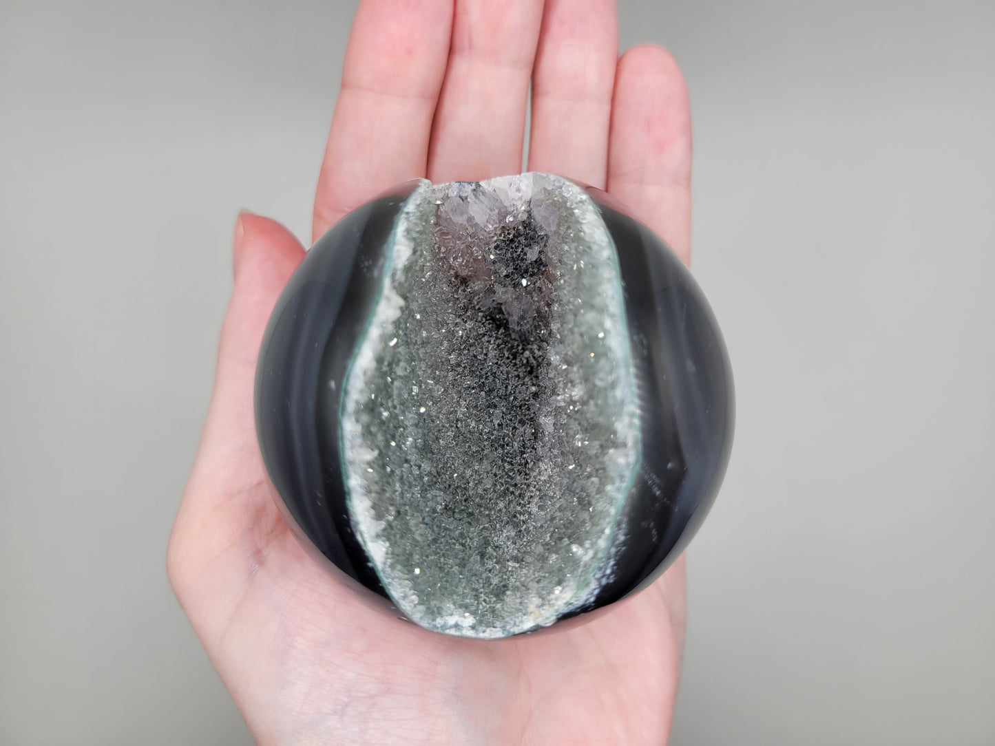 Agate Drusy Sphere