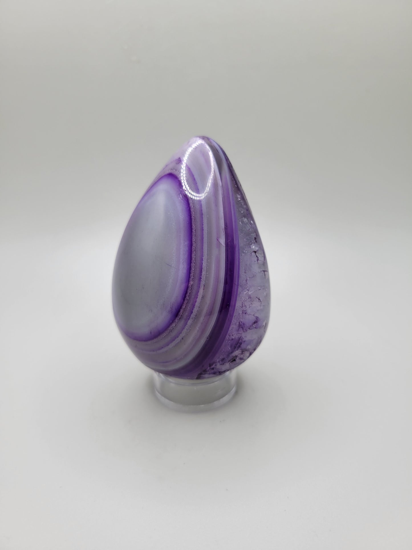 Dyed Purple Agate Egg