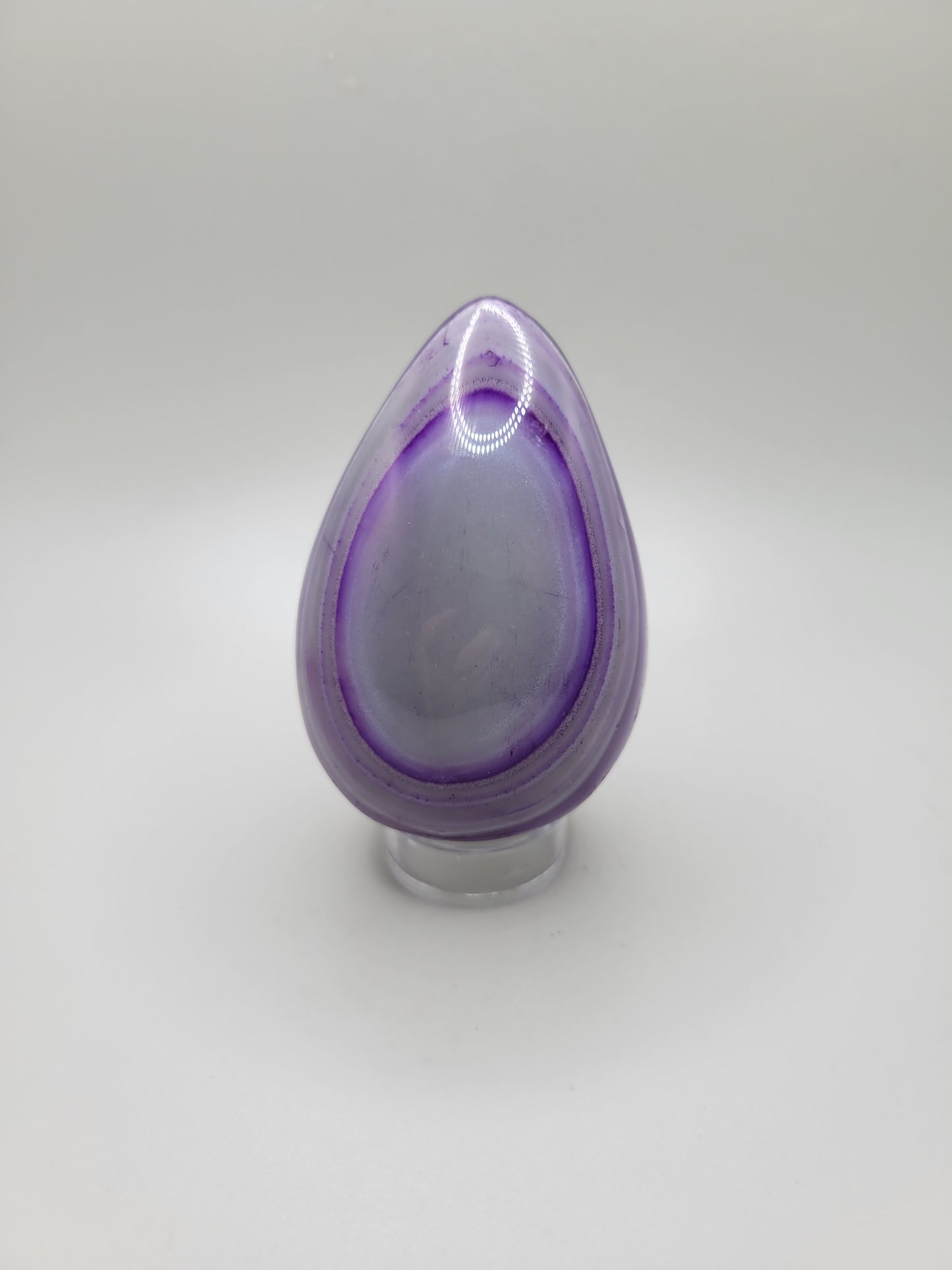 Dyed Purple Agate Egg