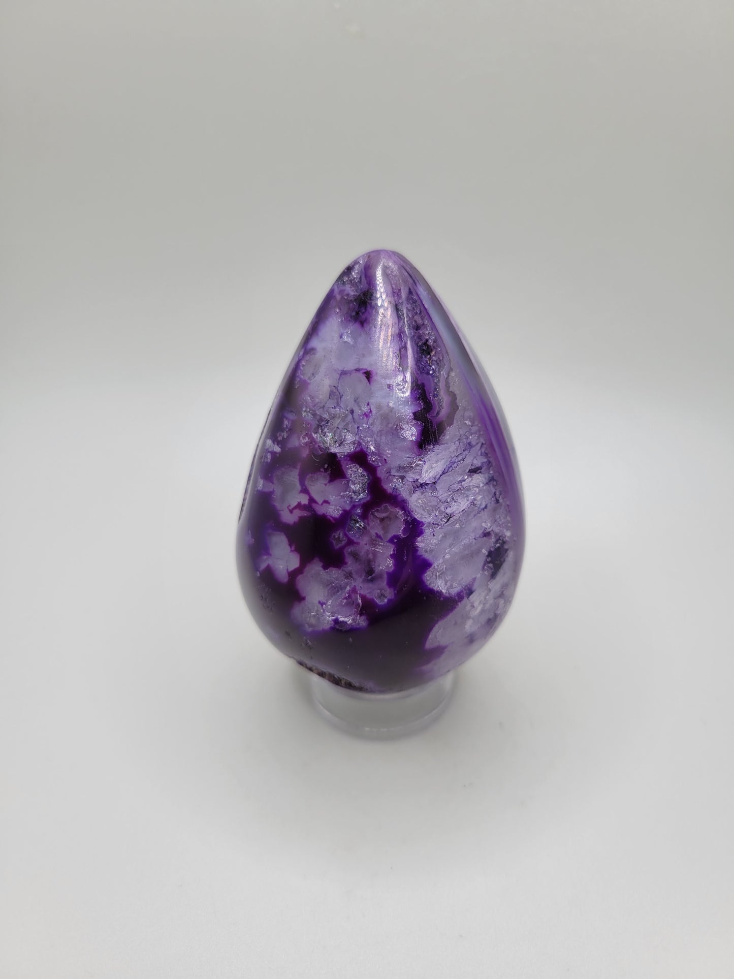 Dyed Purple Agate Egg