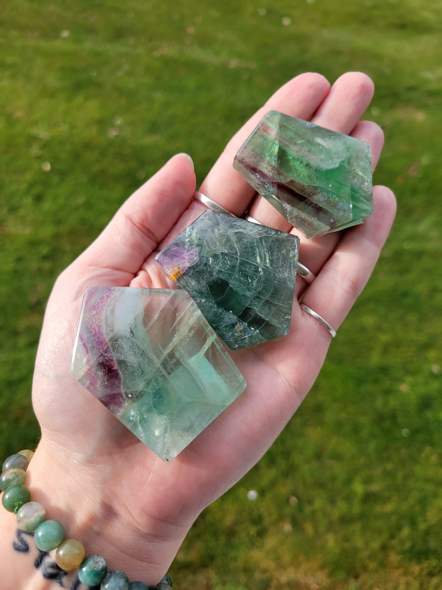 Rainbow Fluorite Slabs