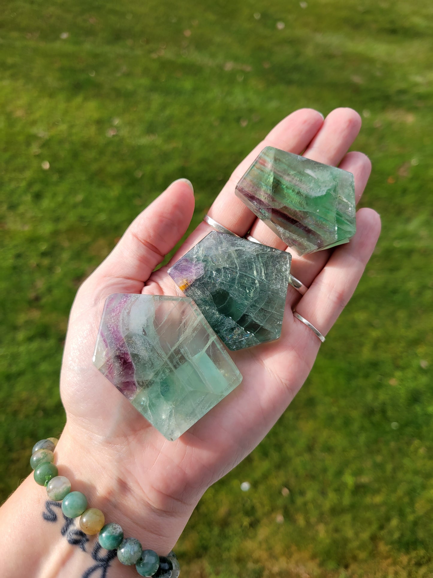 Rainbow Fluorite Slabs