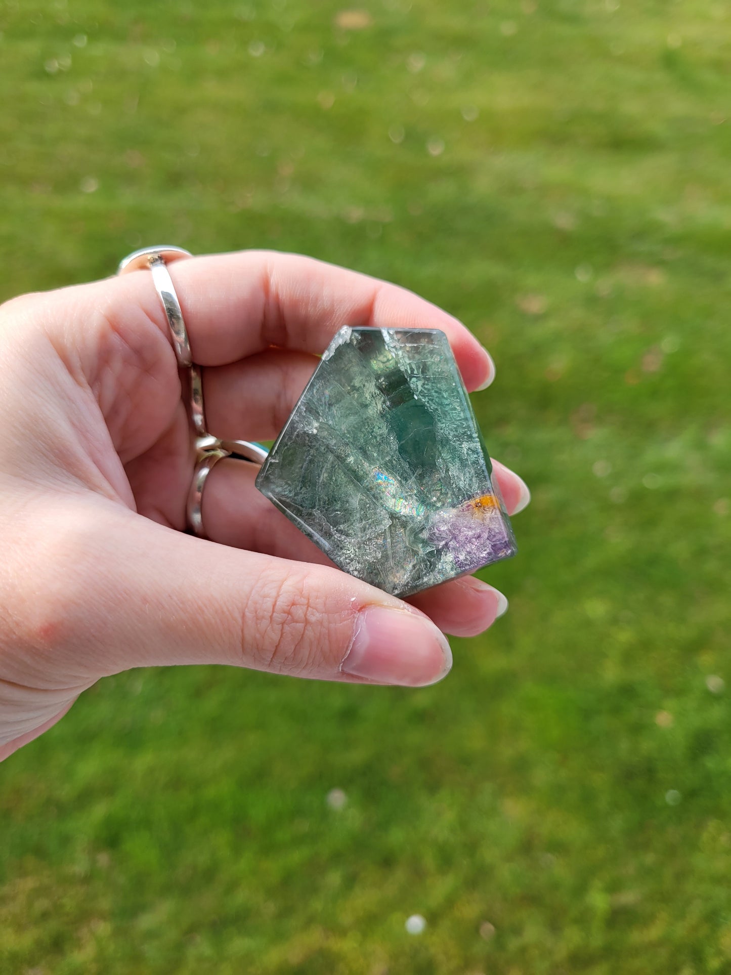 Rainbow Fluorite Slabs