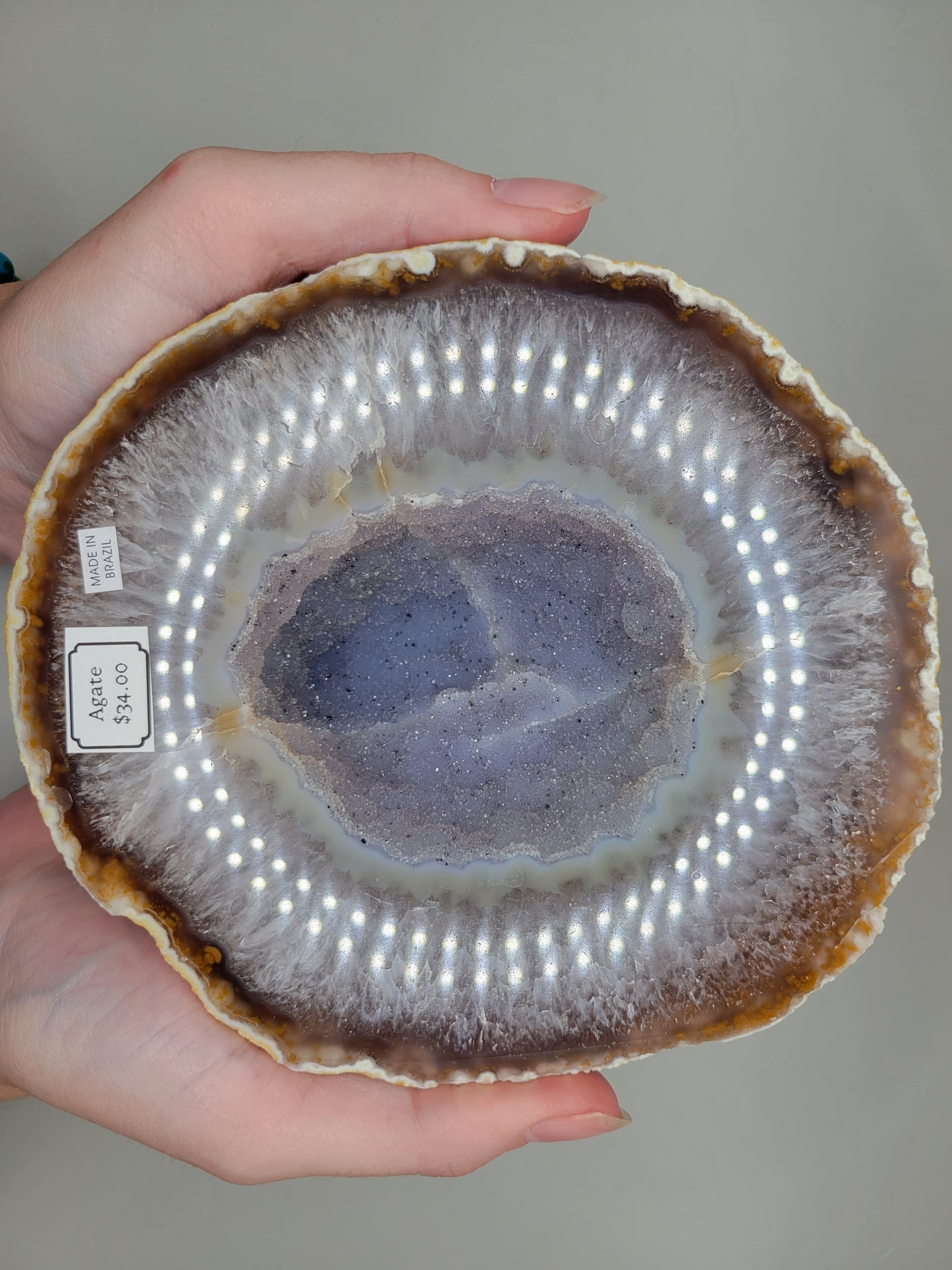 Agate Drusy Geode