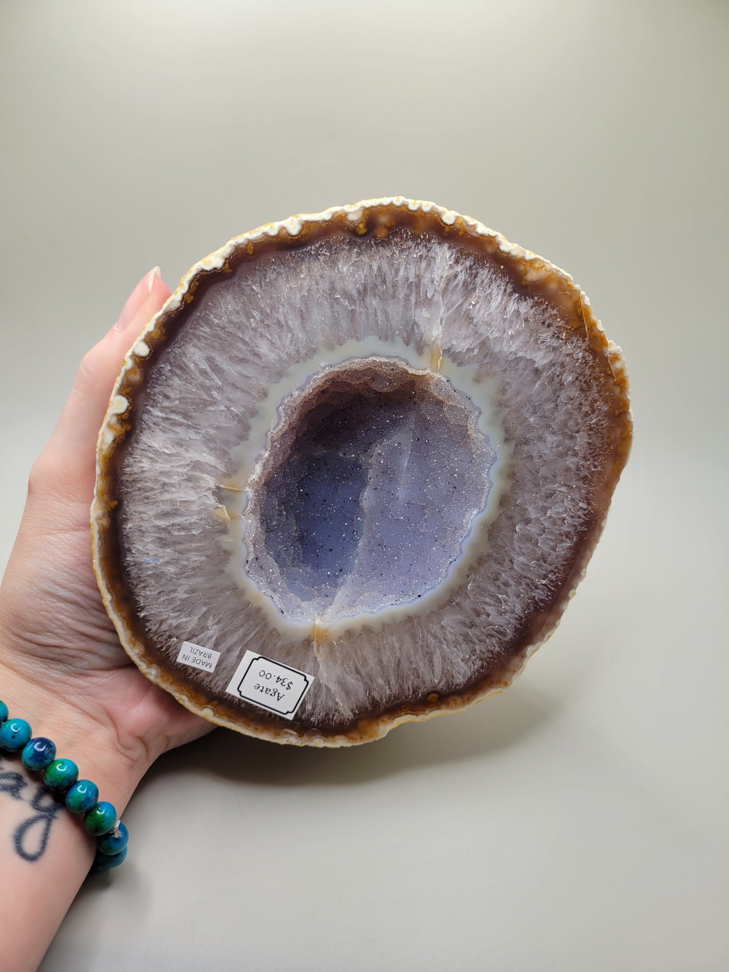 Agate Drusy Geode