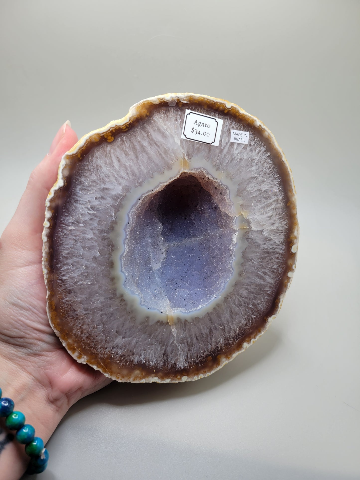 Agate Drusy Geode