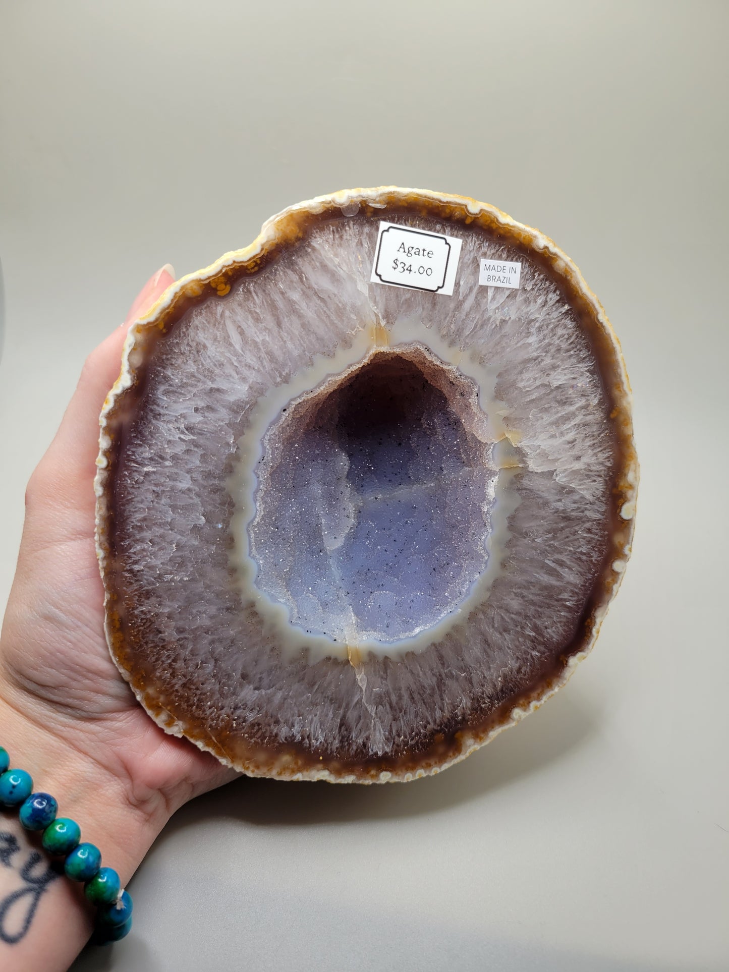 Agate Drusy Geode