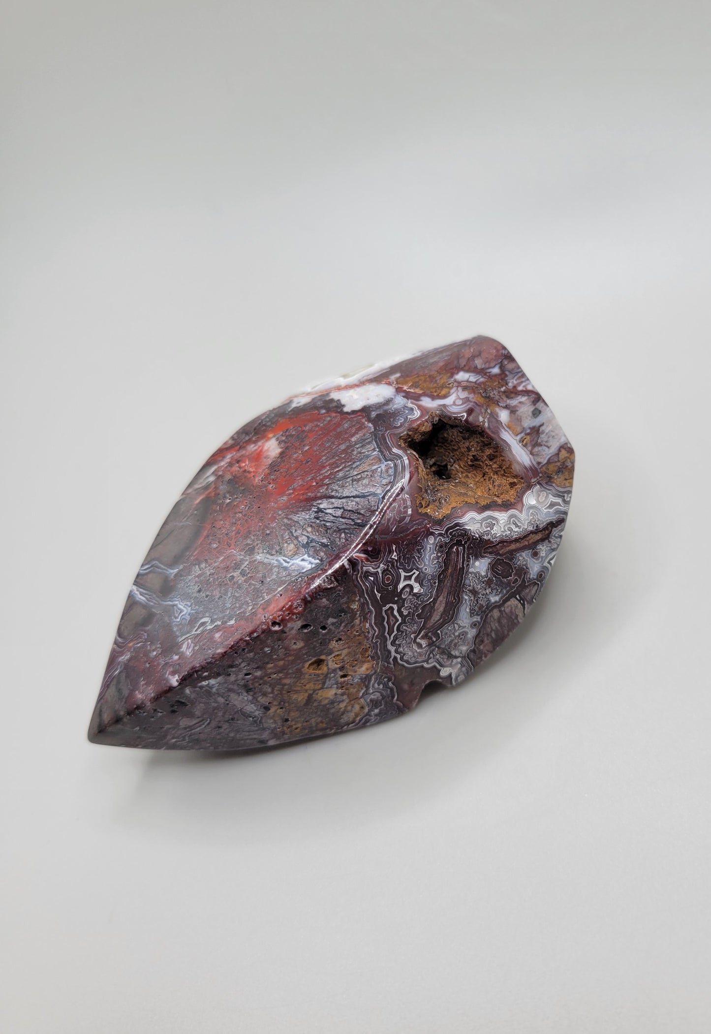 Mexican Crazy Lace Agate Flame