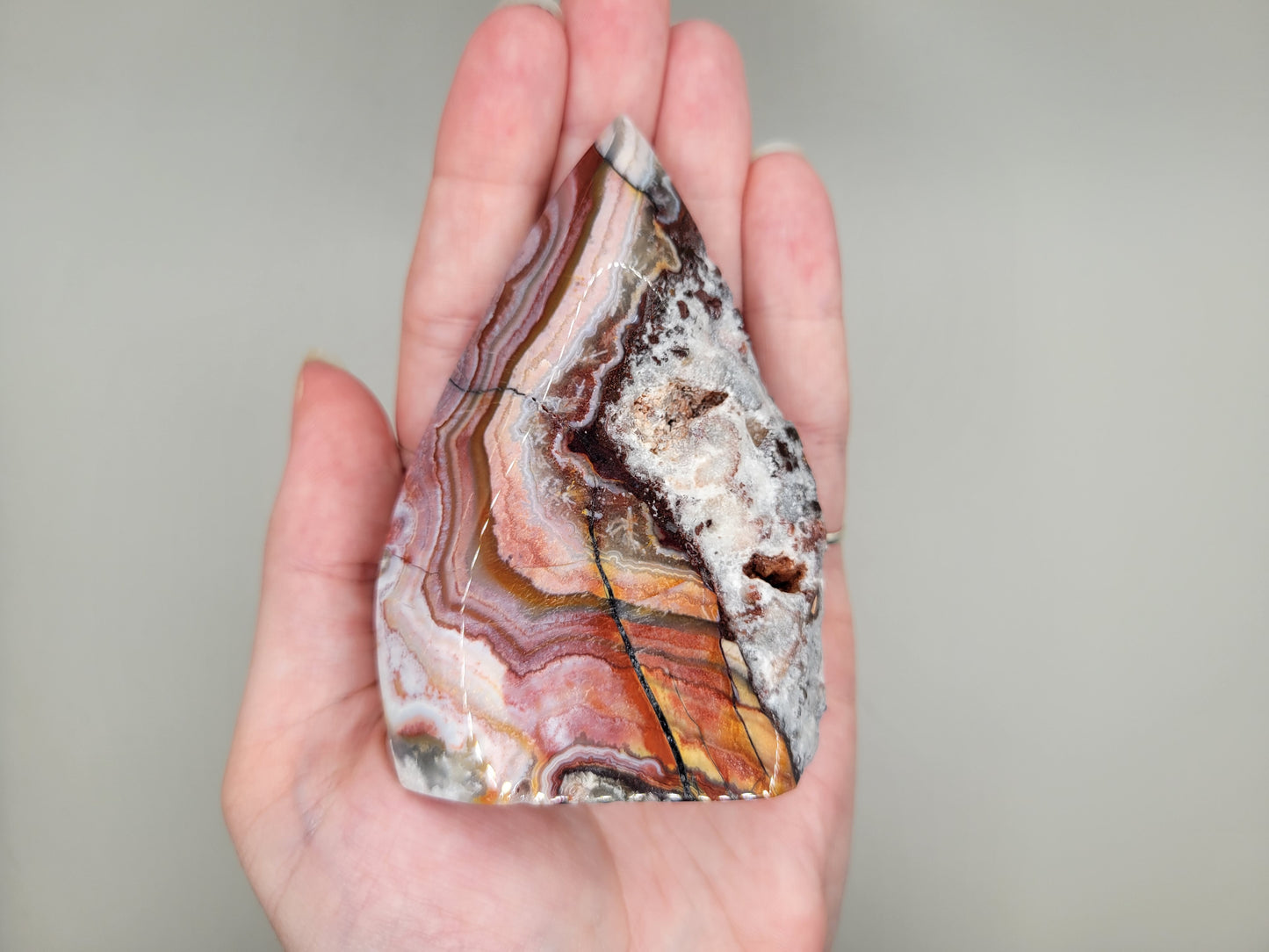 Mexican Crazy Lace Agate Flame