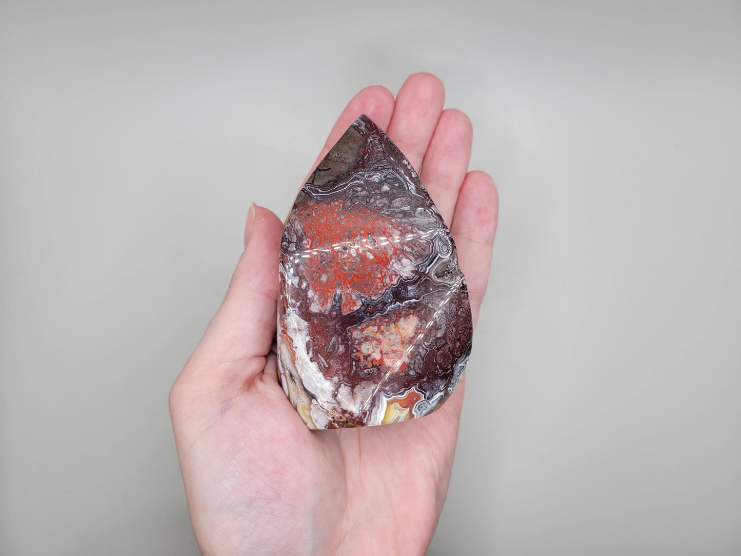 Mexican Crazy Lace Agate Flame