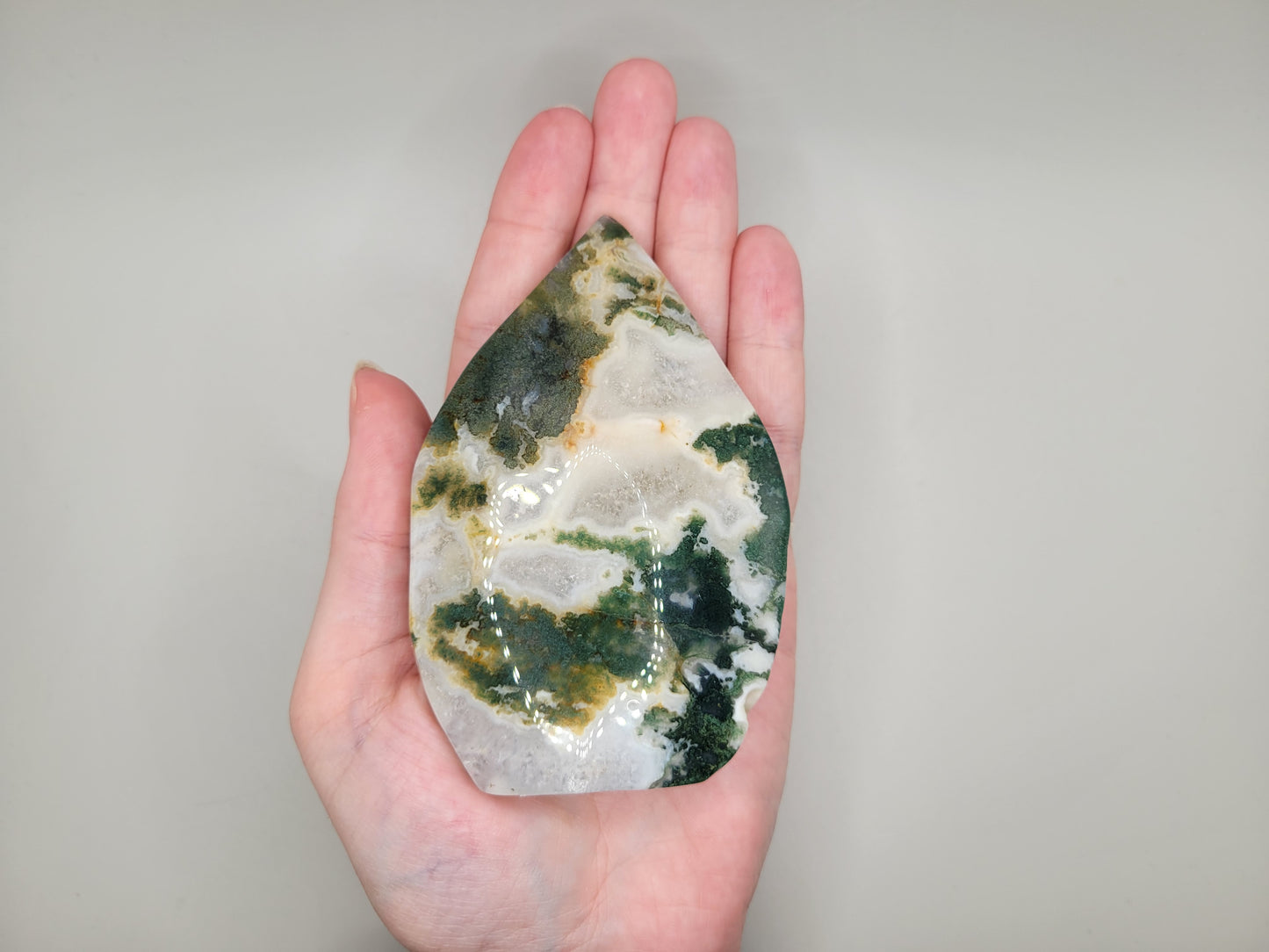 Moss Agate Flame