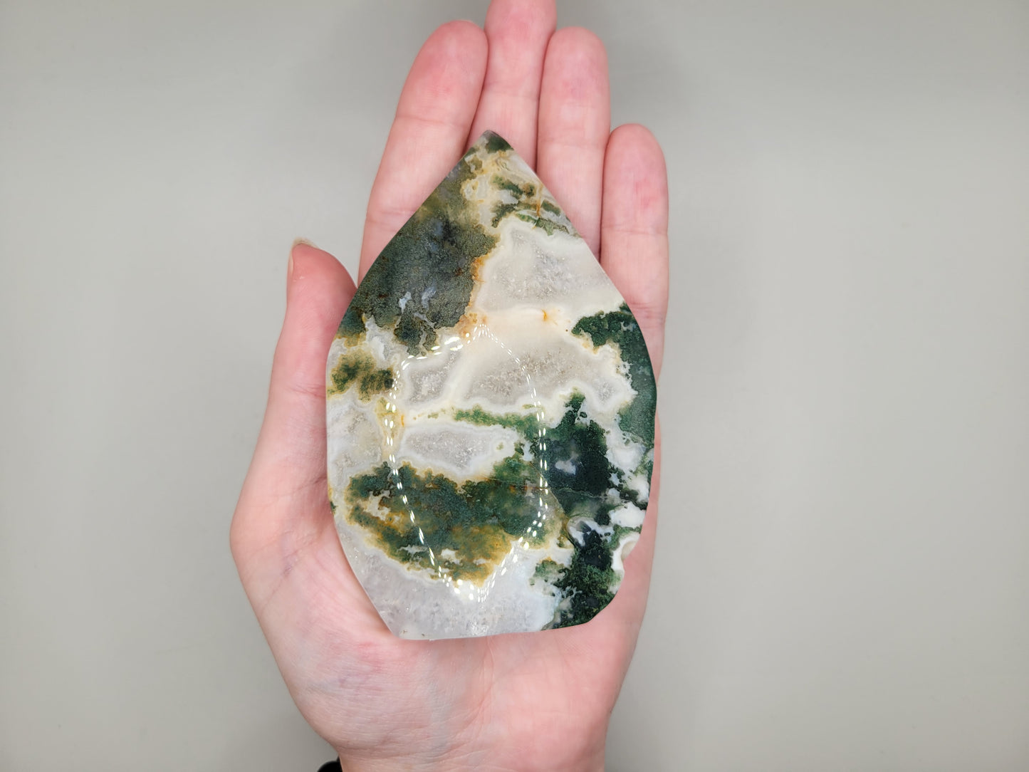 Moss Agate Flame