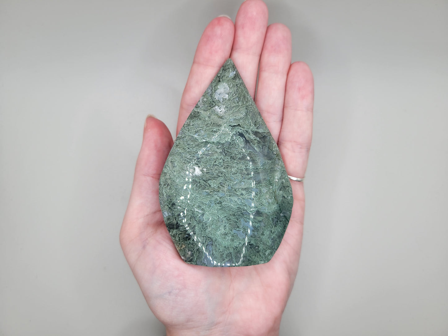 Moss Agate Flame