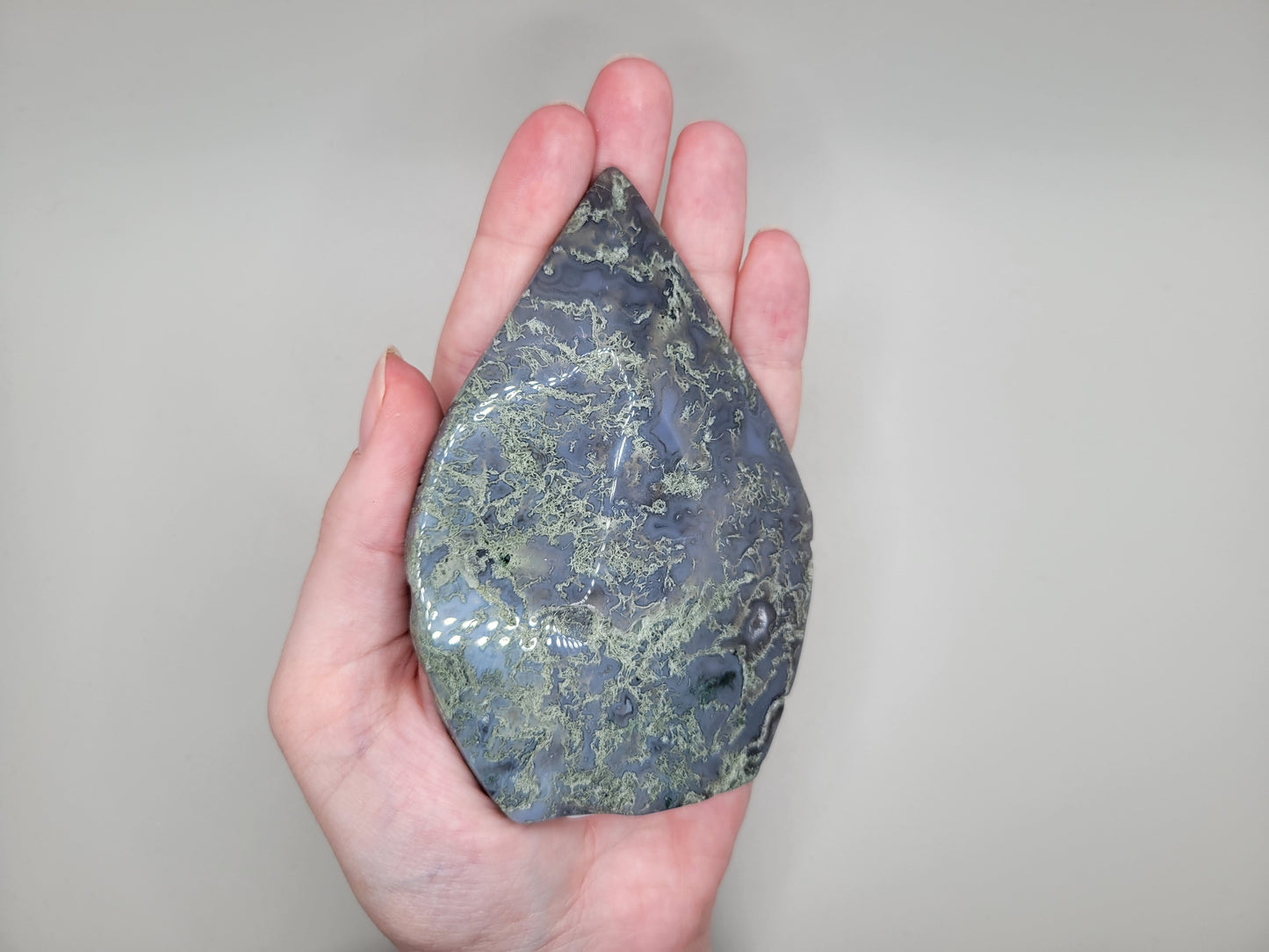 Moss Agate Flame