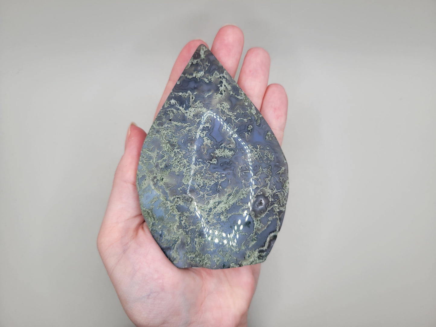 Moss Agate Flame
