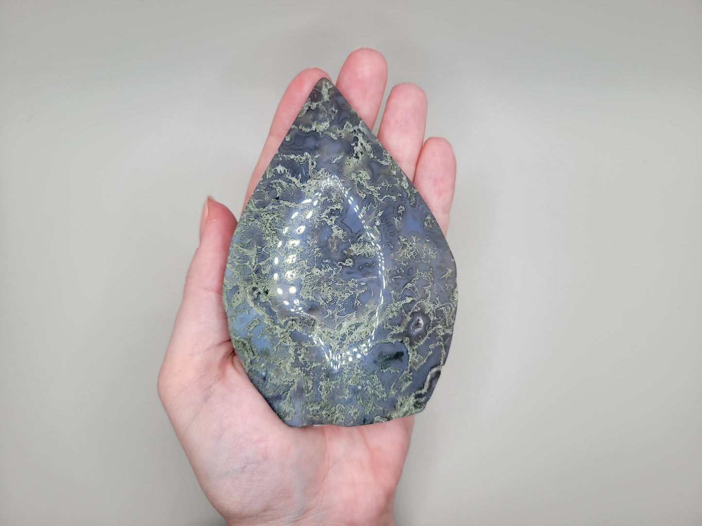 Moss Agate Flame