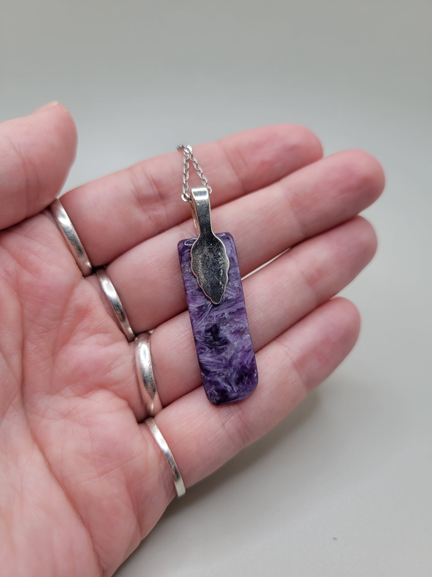 Charoite Pendant and Necklace