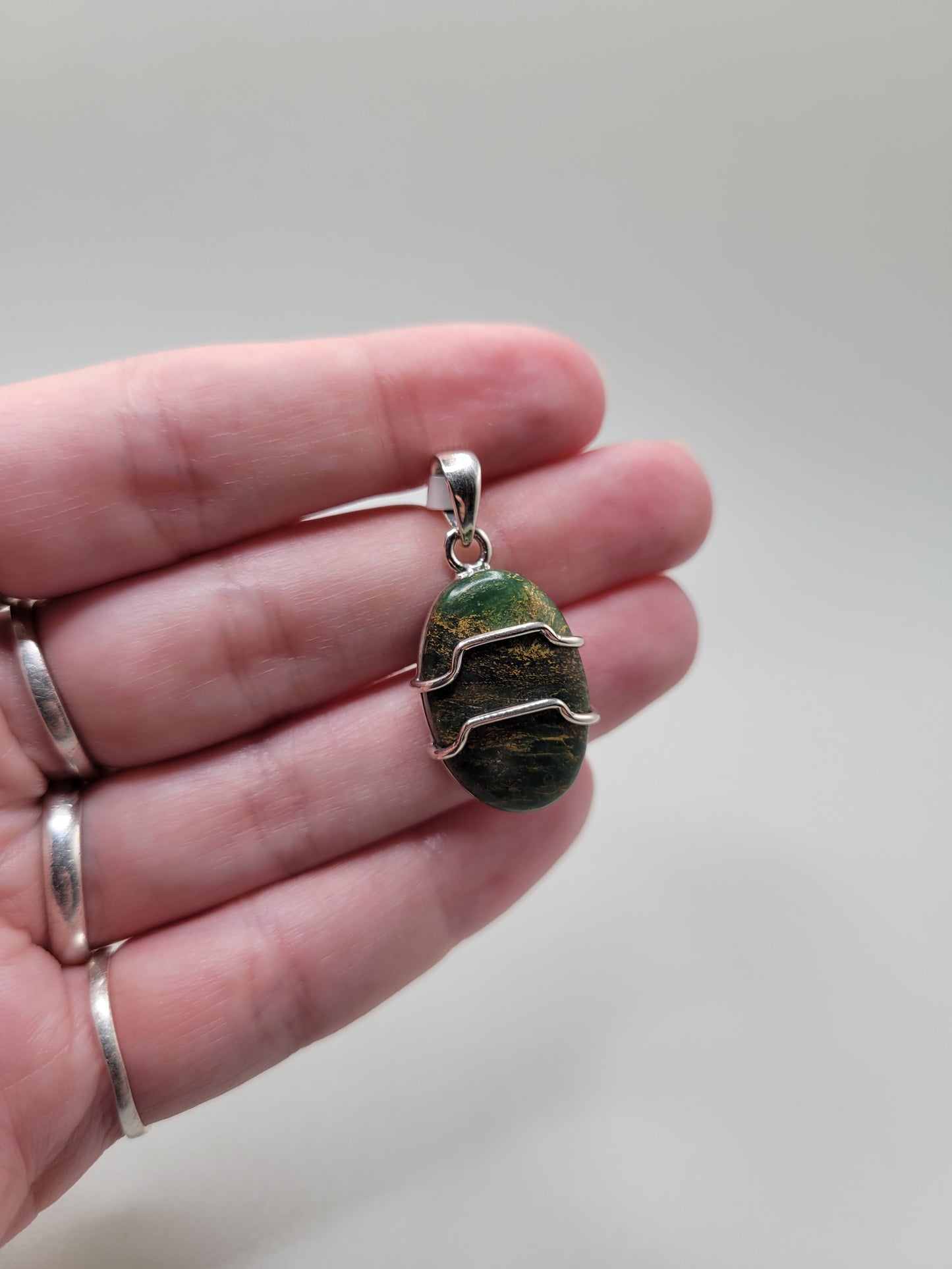 Green Fuchsite Pendant