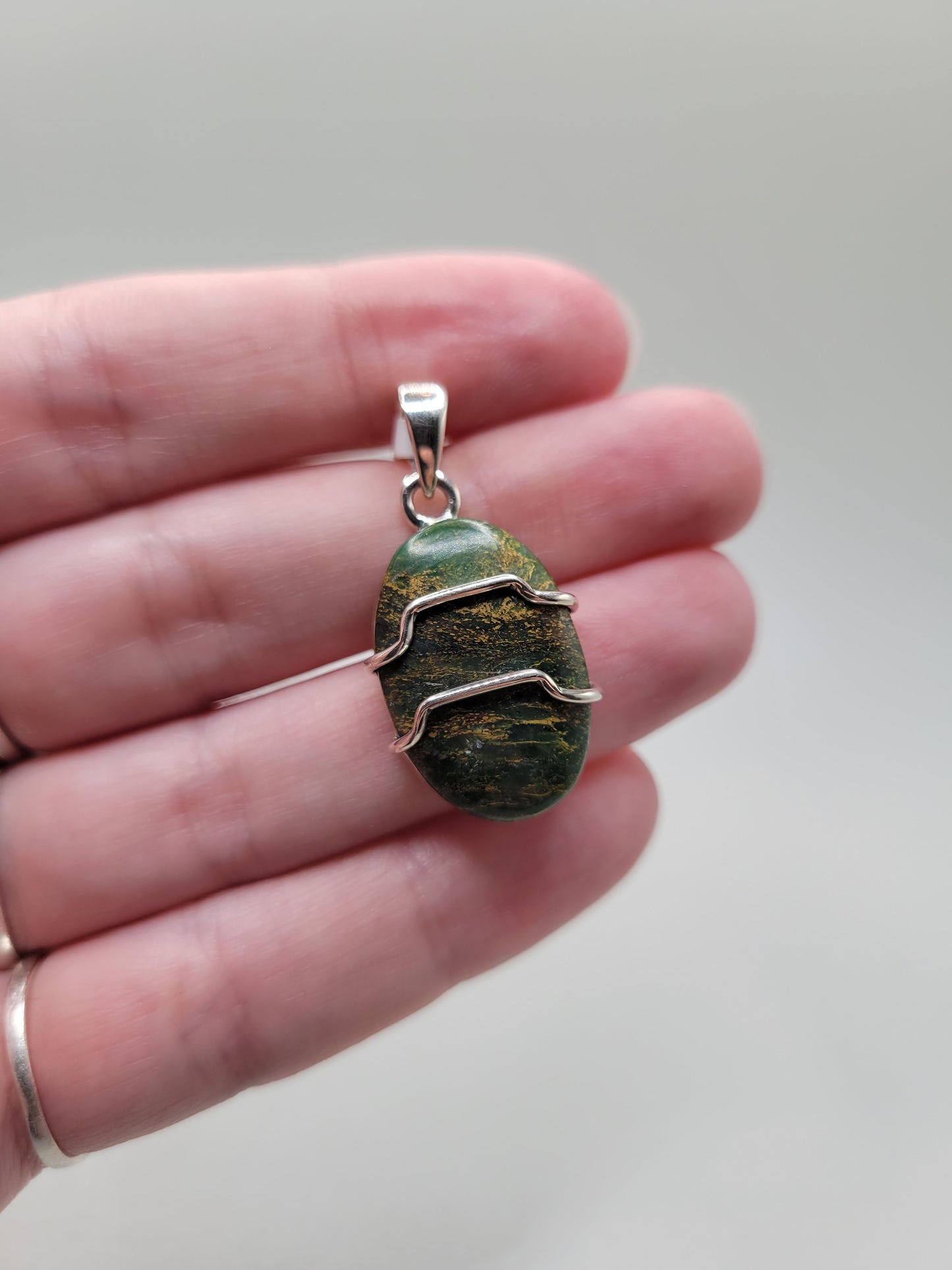 Green Fuchsite Pendant