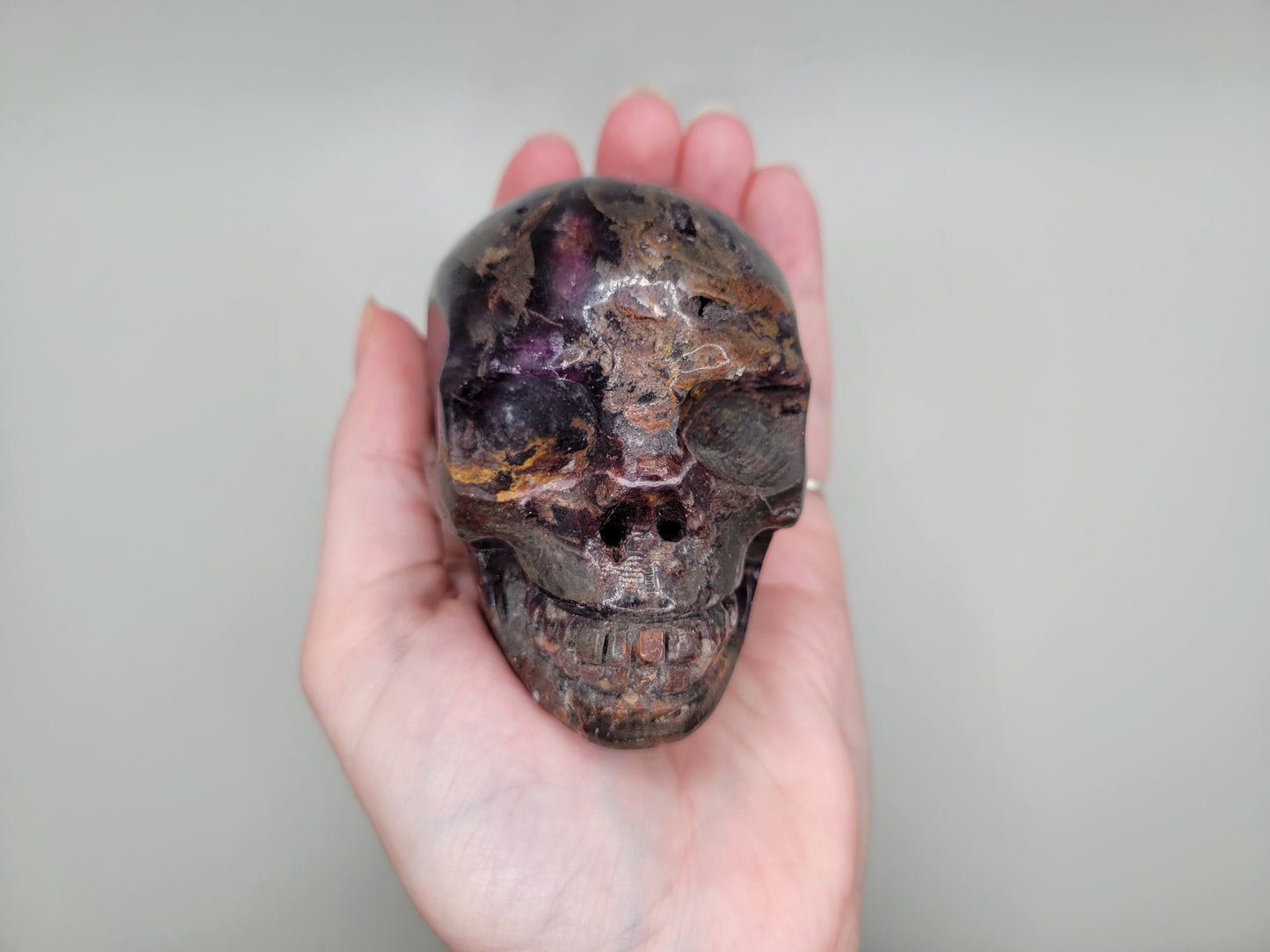 Root Fluorite Skull