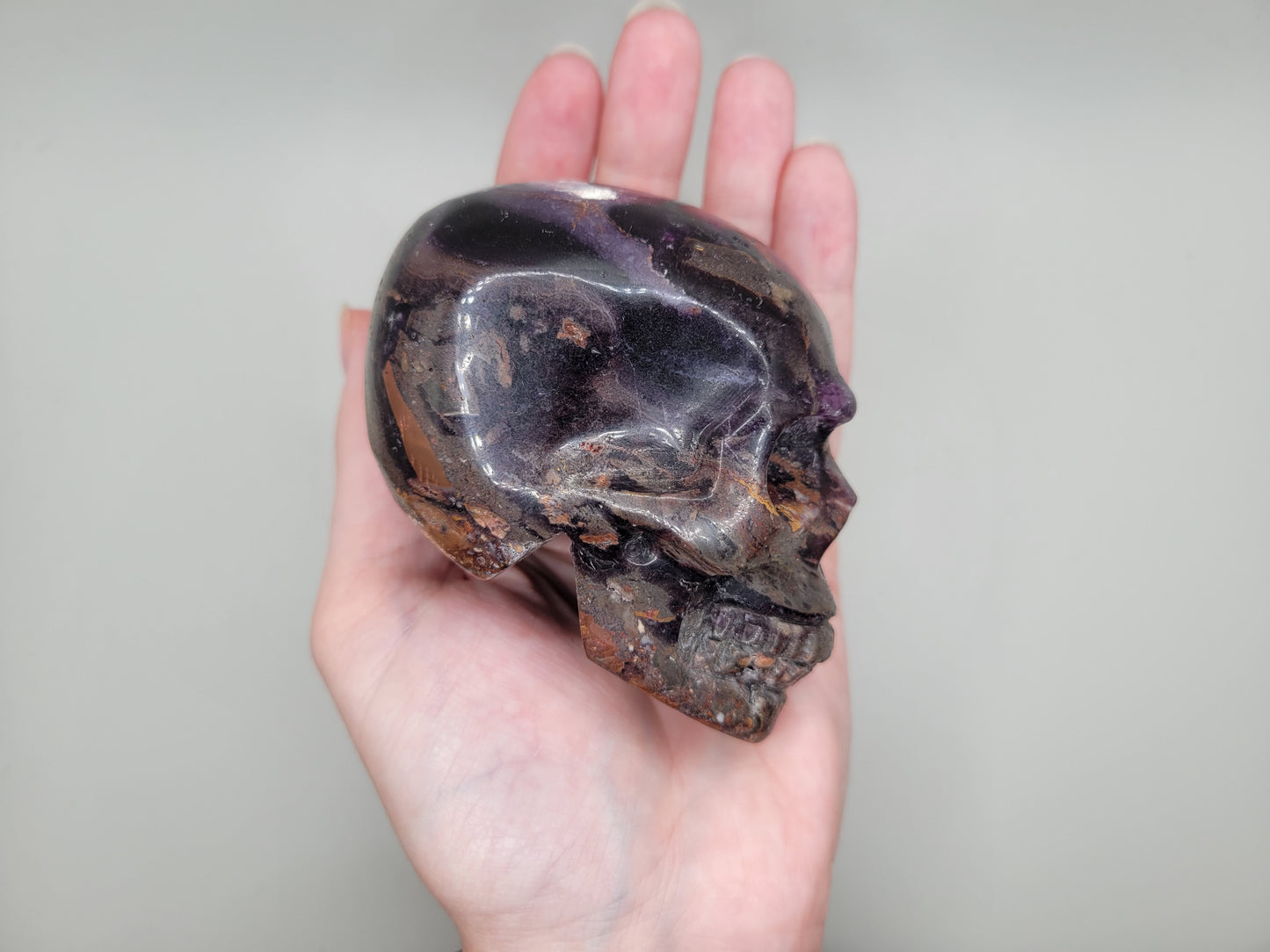 Root Fluorite Skull