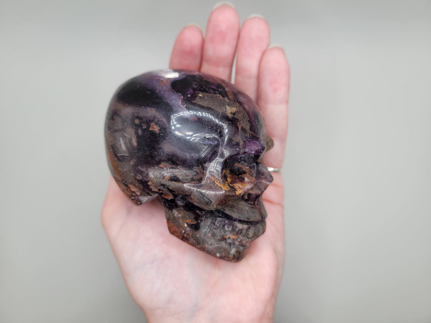 Root Fluorite Skull