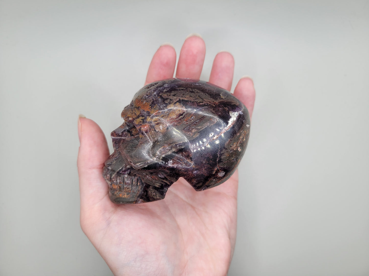 Root Fluorite Skull