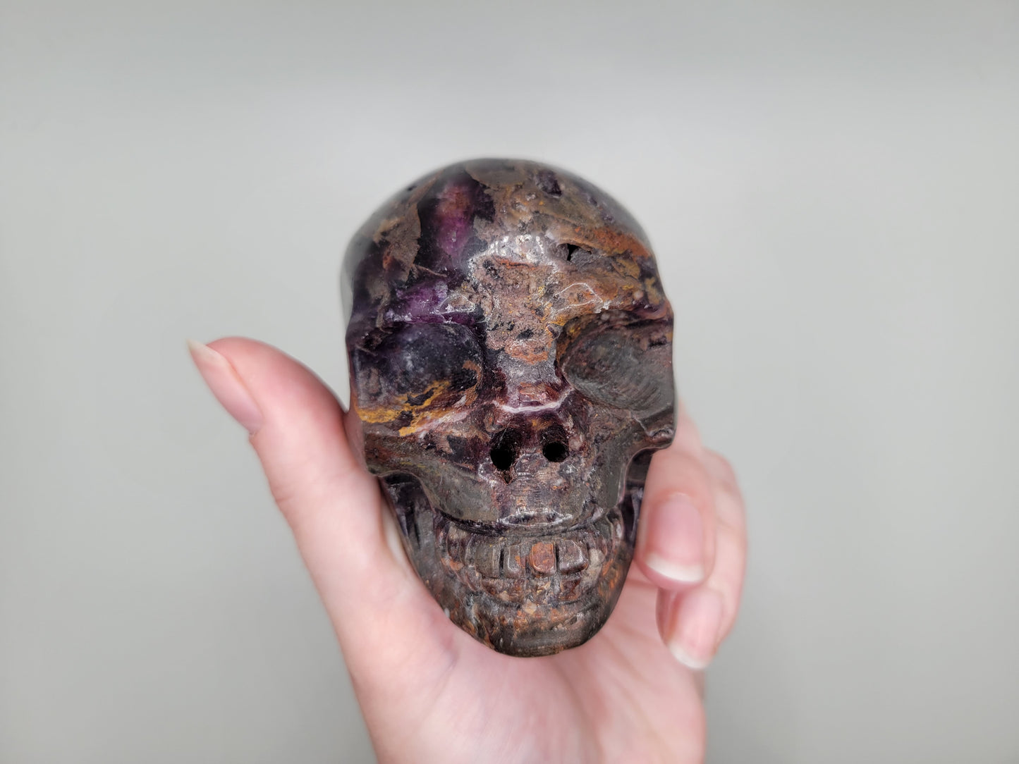 Root Fluorite Skull