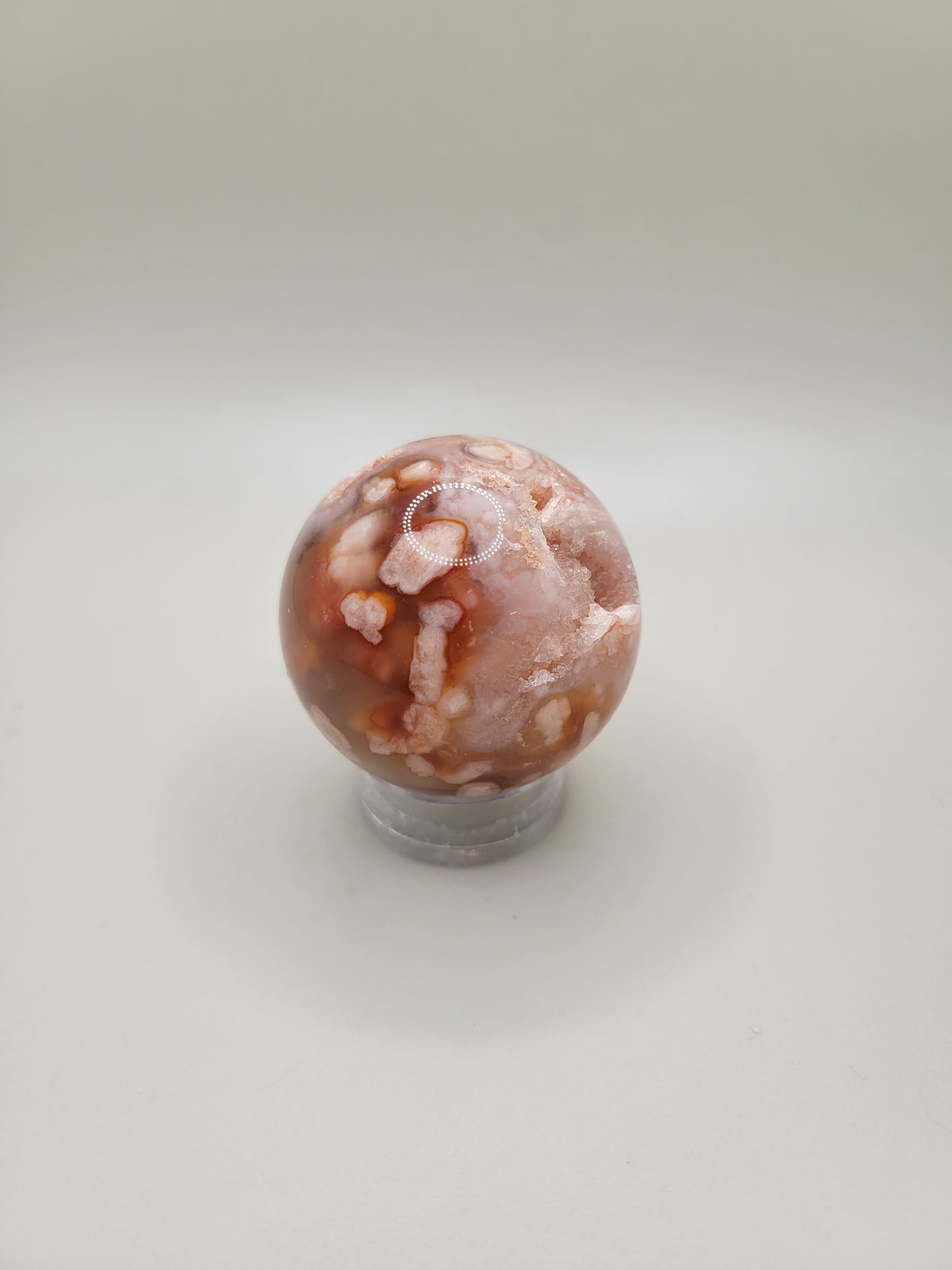 Flower Agate Sphere