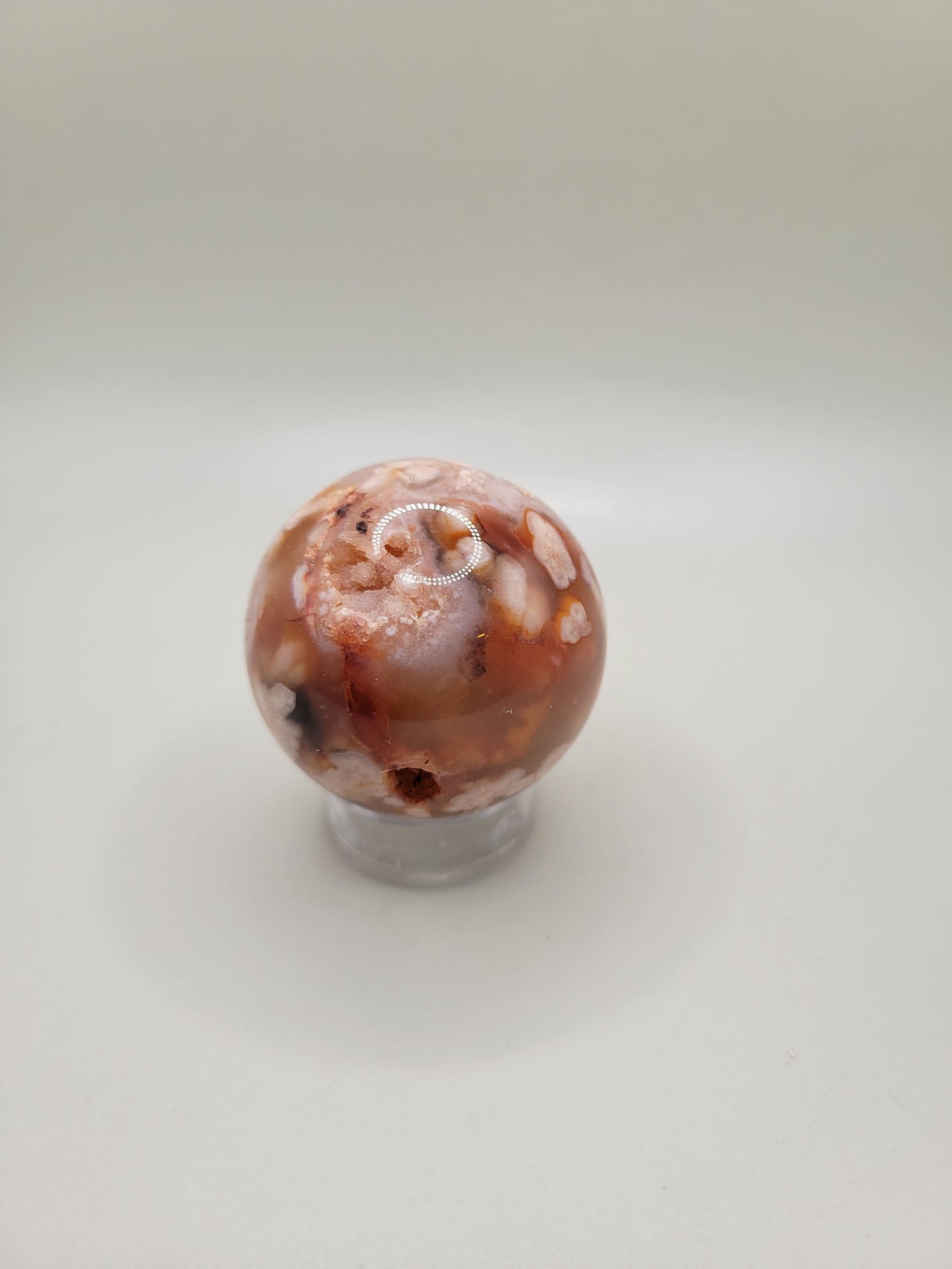 Flower Agate Sphere