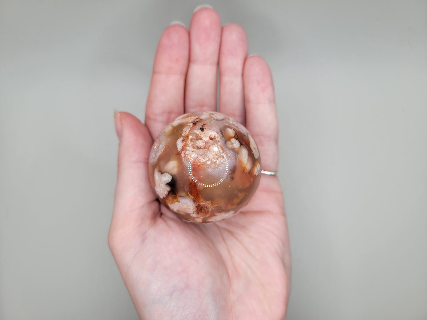 Flower Agate Sphere