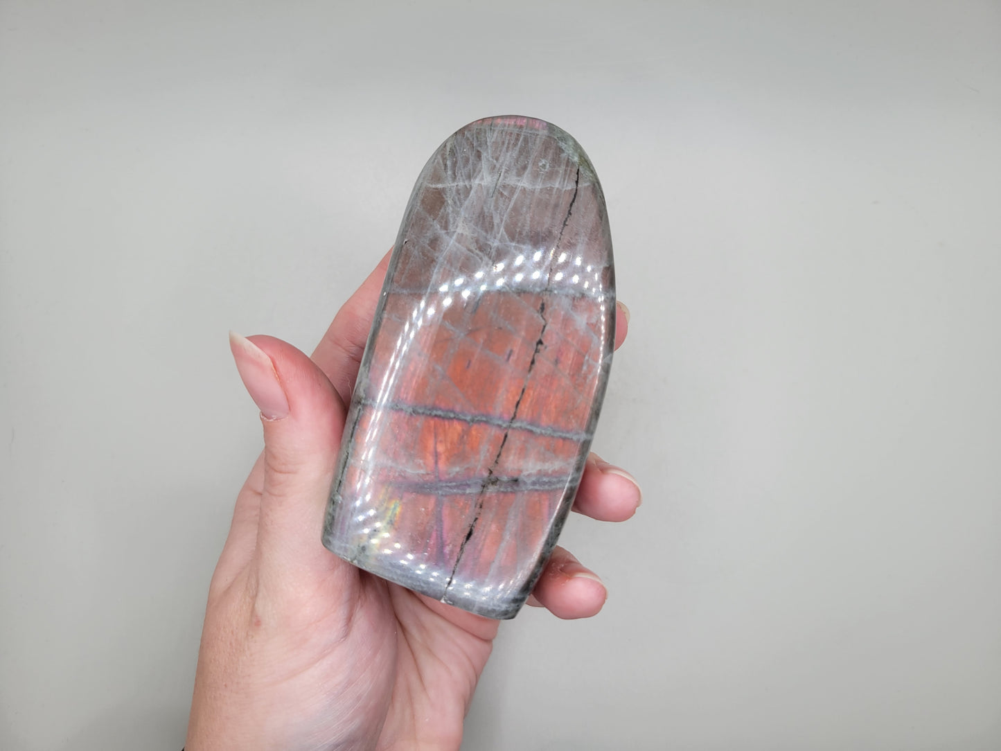 Labradorite Freeform - Pink/Orange