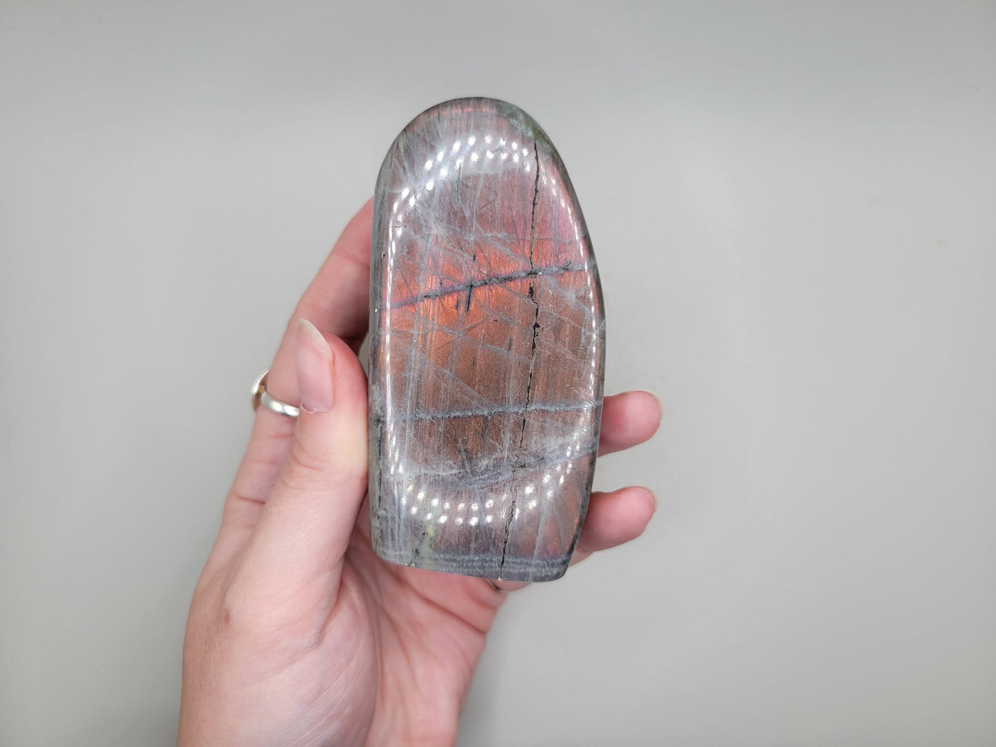 Labradorite Freeform - Pink/Orange