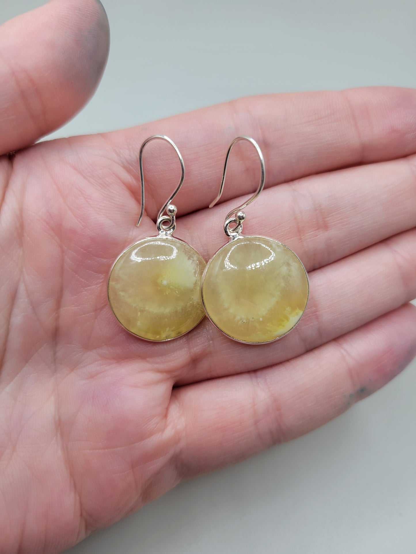 Prehnite Earrings