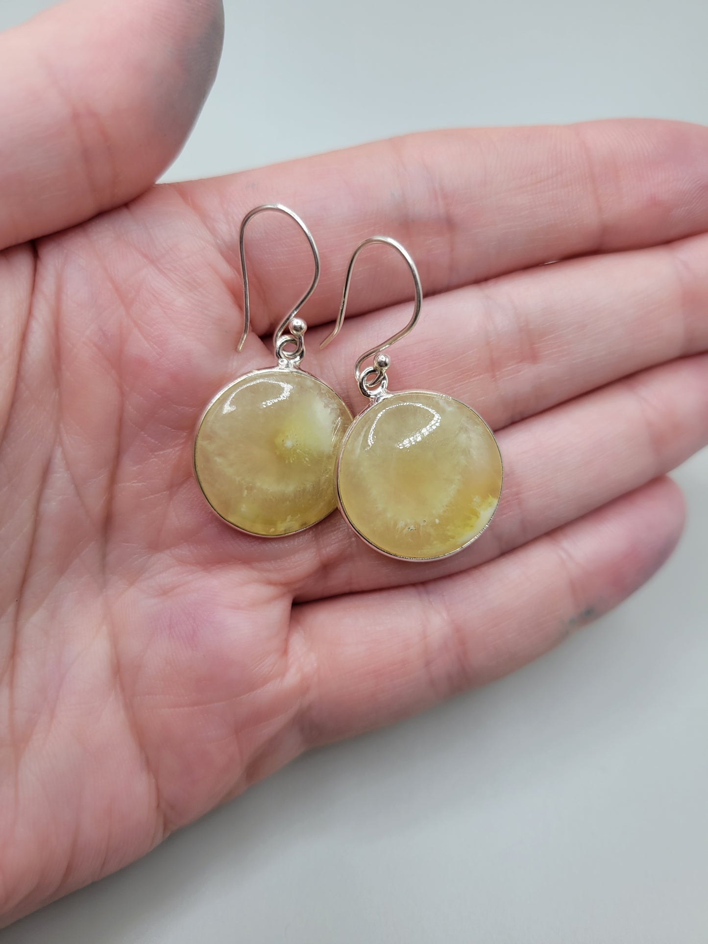 Prehnite Earrings
