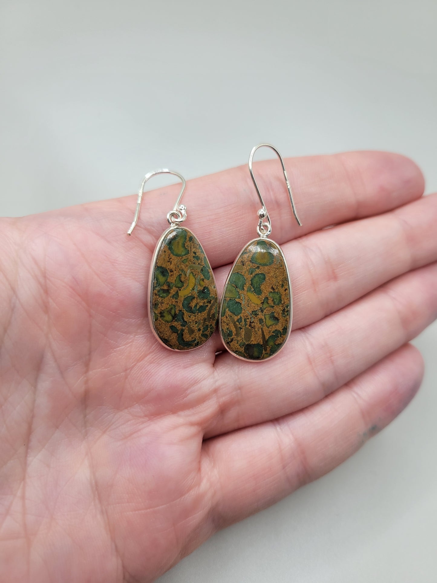 Bamboo Jasper Earrings
