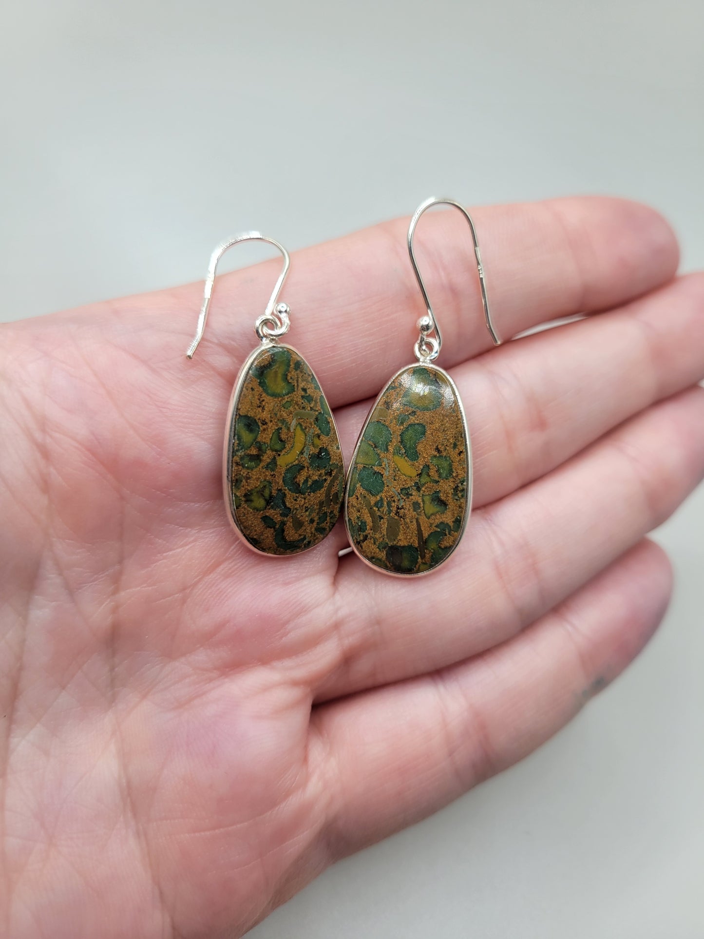 Bamboo Jasper Earrings