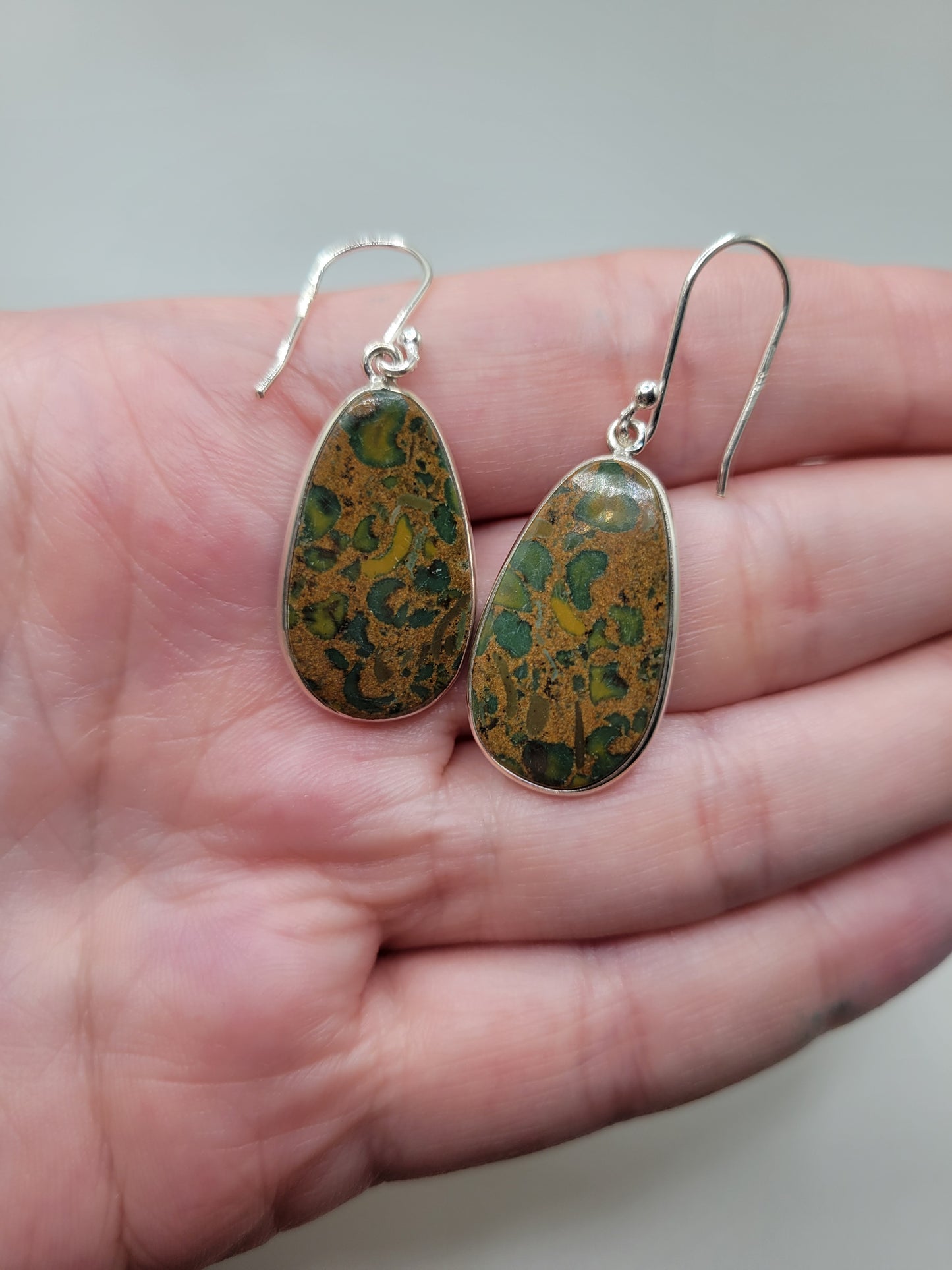 Bamboo Jasper Earrings