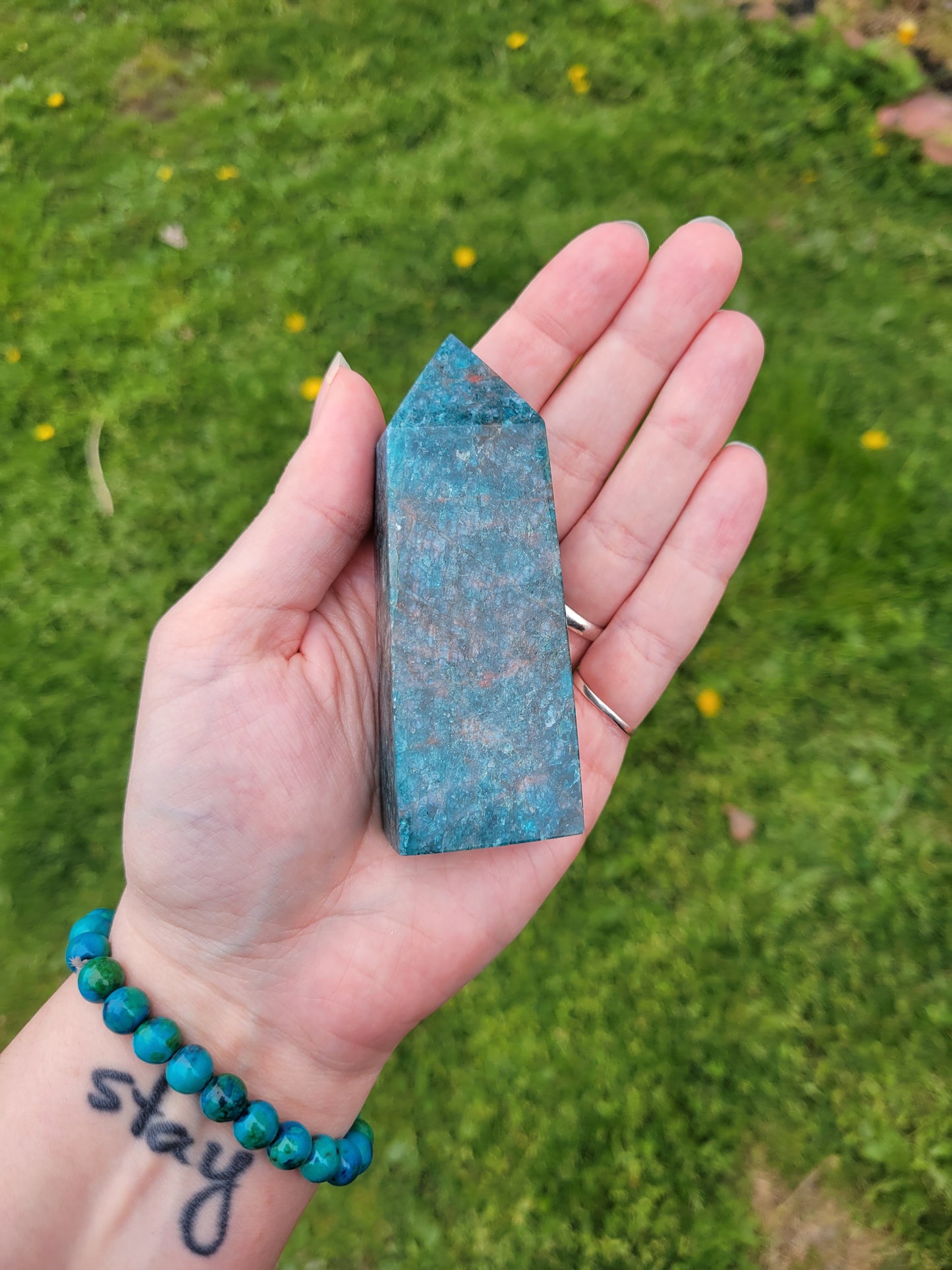 Blue Apatite Tower