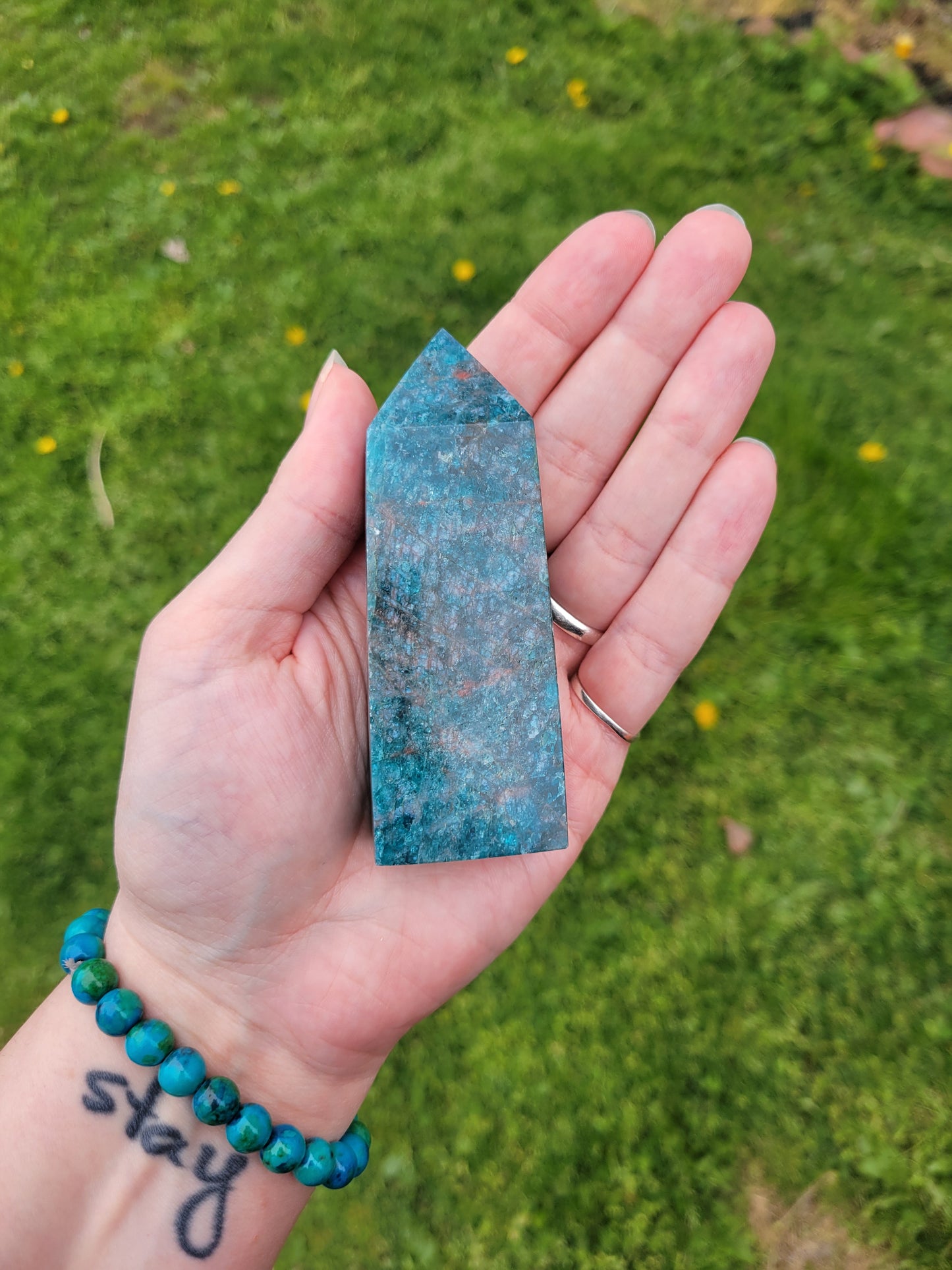 Blue Apatite Tower