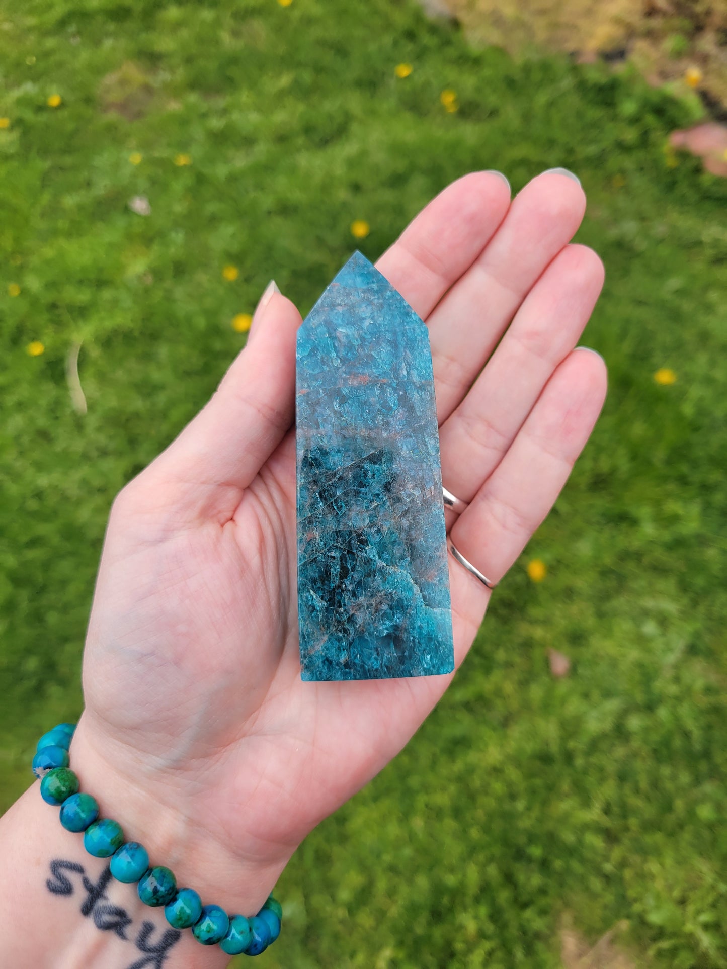 Blue Apatite Tower