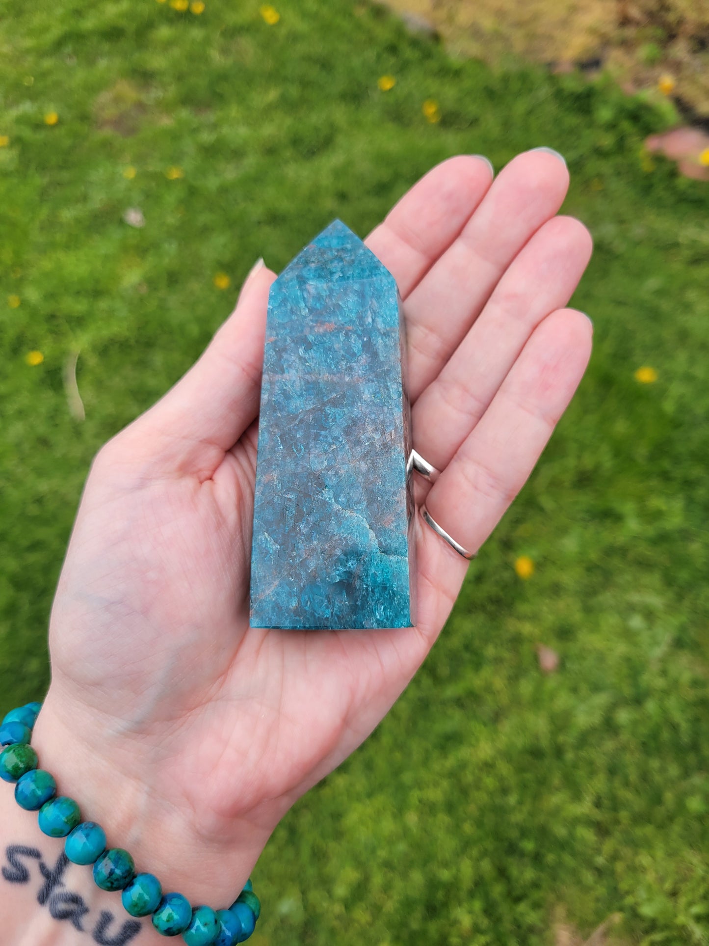 Blue Apatite Tower
