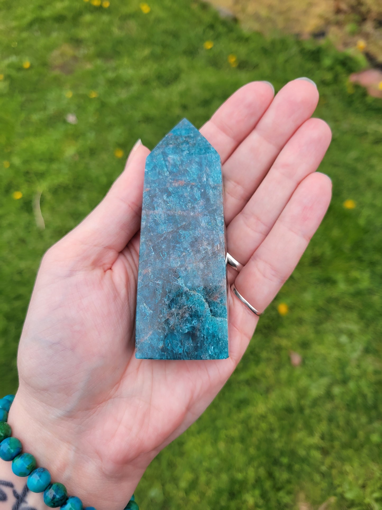 Blue Apatite Tower