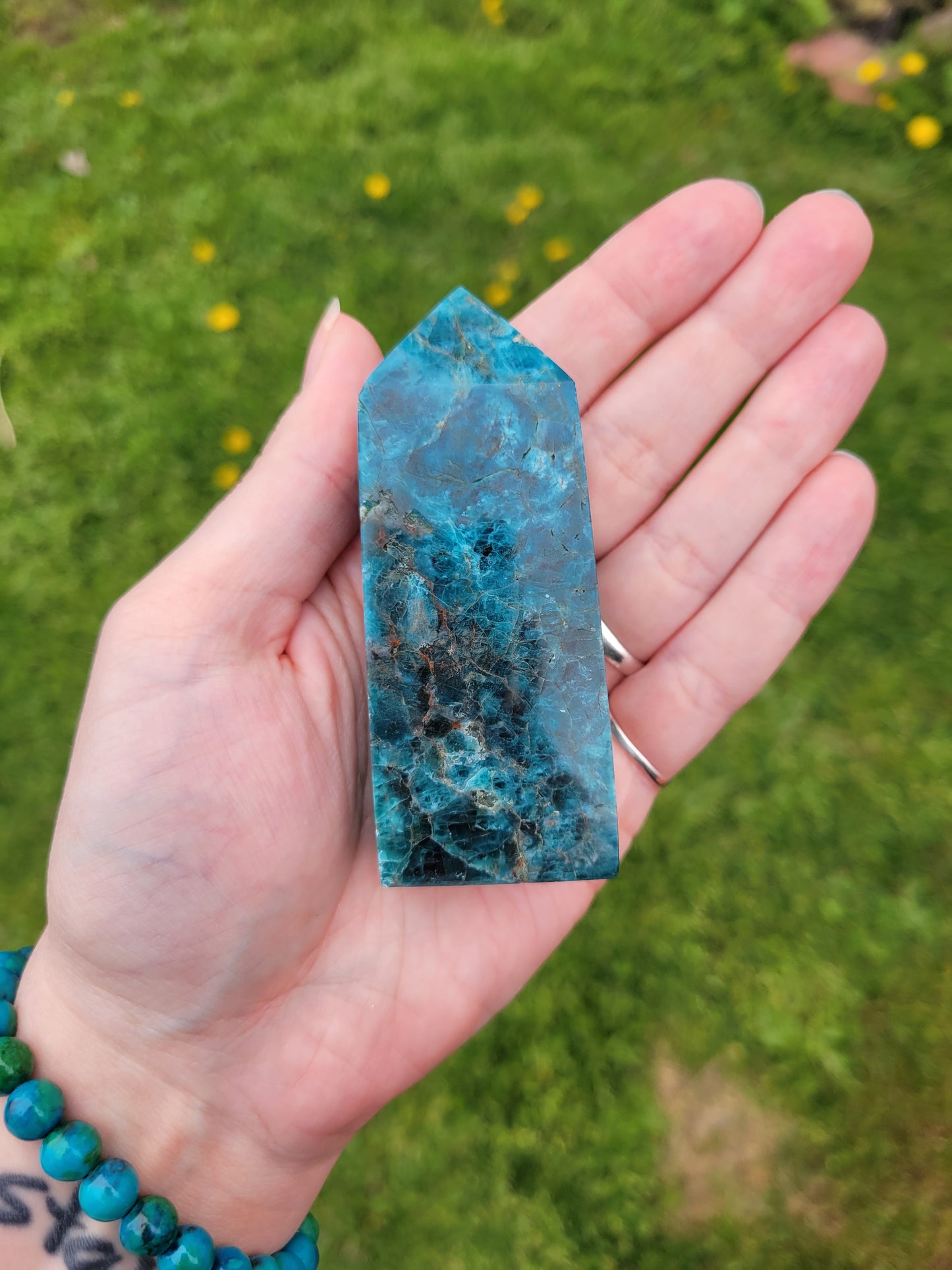 Blue Apatite Tower